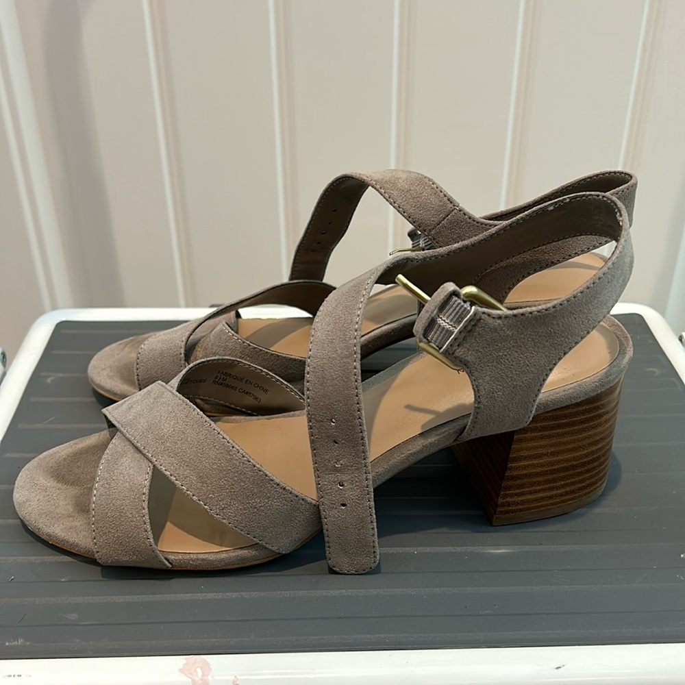 Strappy block heels